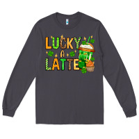 Smoke St. Patrick's Lucky a latte Long Sleeve Tee - OliviaCreatesArt