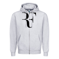 Heather Grey federer rf Zipper Hoodie - longCreatives