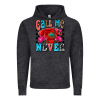 Vintage Black call me never olivia Vintage Hoodie - OliviaCreatesArt