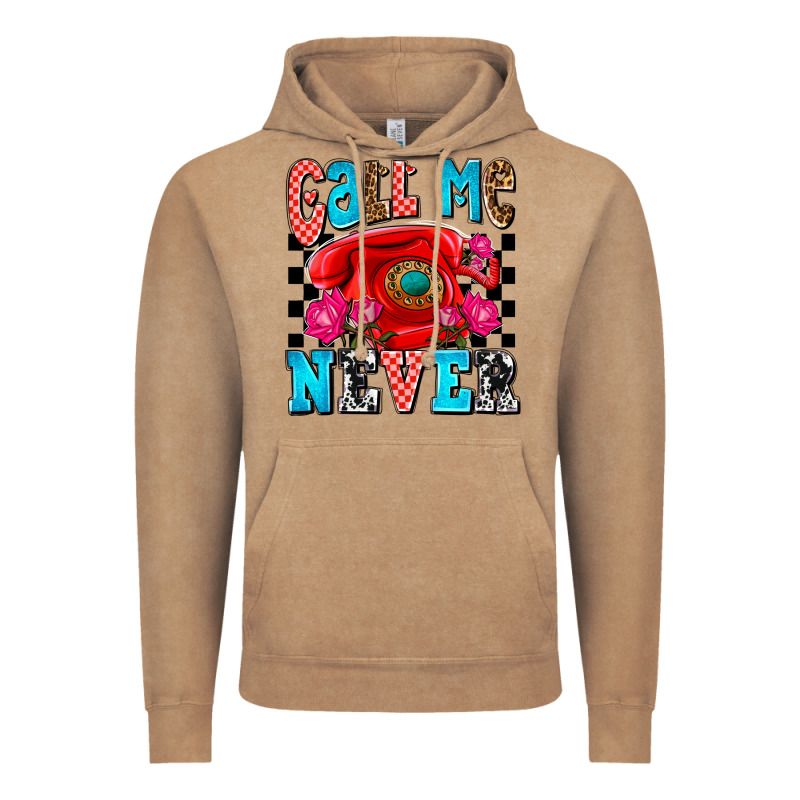 Call Me Never Olivia Vintage Hoodie by OliviaCreatesArt | Teevron