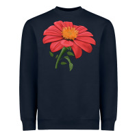 Navy del sol sunflower Heavyweight Sweatshirt - LillyAllenDesigns