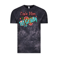 Cloud Black little miss first grade Vintage Tee - Jasminsmagicworld