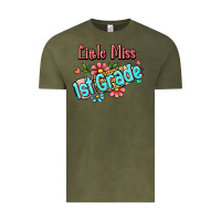 Vintage Olive little miss first grade Vintage Tee - Jasminsmagicworld