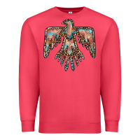 Cardinal thunderbird leopard leather Premium Sweatshirt - BarkalooDesign