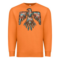 Carrot thunderbird leopard leather Premium Sweatshirt - BarkalooDesign