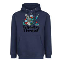 Navy respiratory therapist Heavyweight Hoodie - BarkalooDesign