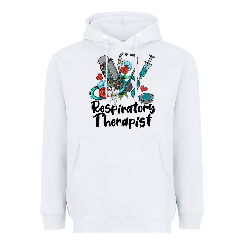 Respiratory Therapist Heavyweight Hoodie by BarkalooDesign | Teevron