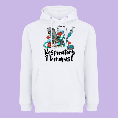 Respiratory Therapist Heavyweight Hoodie Designed By Barkaloodesign