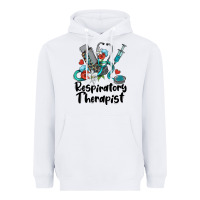 White respiratory therapist Heavyweight Hoodie - BarkalooDesign