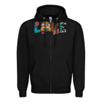 Black love school bus Zipper Hoodie - Artiststas