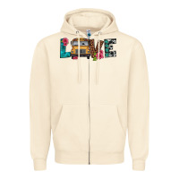 Sandshell love school bus Zipper Hoodie - Artiststas
