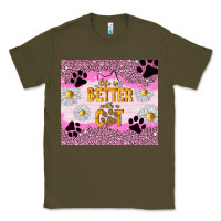 Army Green life is better with a cat Classic Tee - TumblerDesignByShophia