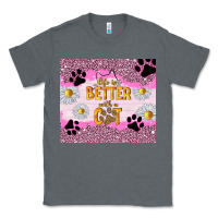 Charcoal Heather life is better with a cat Classic Tee - TumblerDesignByShophia