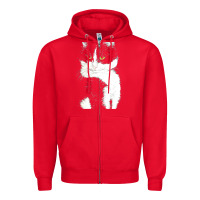 Red tuxedo cat t  shirt tuxedo cat t  shirt Zipper Hoodie - longCreatives