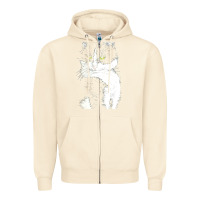 Sandshell tuxedo cat t  shirt tuxedo cat t  shirt Zipper Hoodie - longCreatives