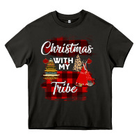 Asphalt Christmas With My Tribe Heavy Core Tee - Bettercallsaul