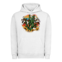 Pigment Lunar Rock cowhide aztec sunflowers cactus Urban Hoodie - AdoDesignShop