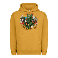Pigment Peanut Butter cowhide aztec sunflowers cactus Urban Hoodie - AdoDesignShop