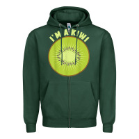 Sports Green I_m A Kiwi Halloween Costumes Gifts Men Women Kids Zipper Hoodie - longCreatives