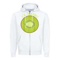 White I_m A Kiwi Halloween Costumes Gifts Men Women Kids Zipper Hoodie - longCreatives