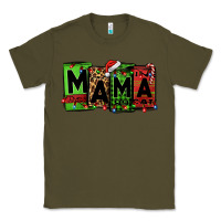 Army Green Christmas mama Classic Tee - Jasminsmagicworld