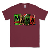 Burgundy Christmas mama Classic Tee - Jasminsmagicworld