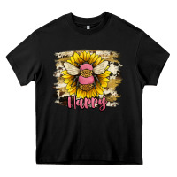 Black bee happy Heavy Core Tee - JahusDesignShop
