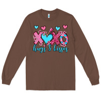 Chestnut xoxo hugs and kisses olivia Long Sleeve Tee - OliviaCreatesArt