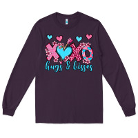Plum xoxo hugs and kisses olivia Long Sleeve Tee - OliviaCreatesArt