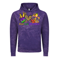 Cloud Purple peace love mardi gras olivia Vintage Hoodie - OliviaCreatesArt