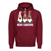 Burgundy african american gnome halloween thanksgiving christmas Zipper Hoodie - longCreatives
