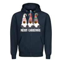 Navy african american gnome halloween thanksgiving christmas Zipper Hoodie - longCreatives