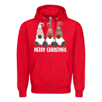 Red african american gnome halloween thanksgiving christmas Zipper Hoodie - longCreatives
