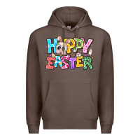 Coffee Hoppy Easter Premium Hoodie - CowhideDigitalArt