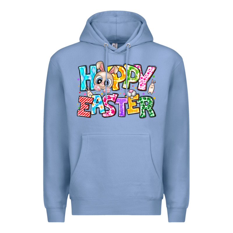 Hoppy Easter Premium Hoodie by CowhideDigitalArt | Teevron