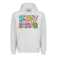 Dove Grey Hoppy Easter Premium Hoodie - CowhideDigitalArt