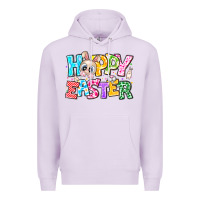 Lilac Hoppy Easter Premium Hoodie - CowhideDigitalArt