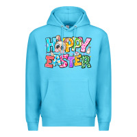 Ocean Blue Hoppy Easter Premium Hoodie - CowhideDigitalArt