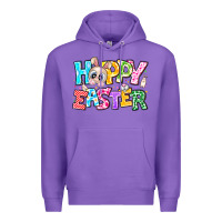 Purple Hoppy Easter Premium Hoodie - CowhideDigitalArt