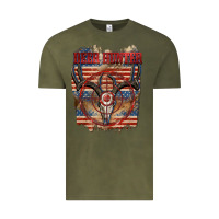 Vintage Olive deer hunter Vintage Tee - CowGirlArtShop