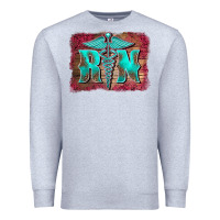 Registered Medical Symbol Nurse Background Premium Sweatshirt | Teevron