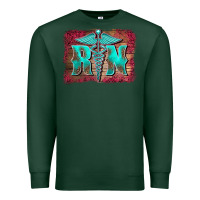 Sports Green registered medical symbol nurse background Premium Sweatshirt - BarkalooDesign