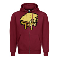 Burgundy foodie t  shirt grilled cheese sandwich t  shirt Zipper Hoodie - longCreatives