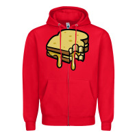 Red foodie t  shirt grilled cheese sandwich t  shirt Zipper Hoodie - longCreatives