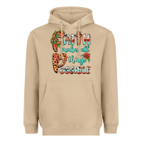 Mushroom faith makes all things possible Heavyweight Hoodie - BarkalooDesign
