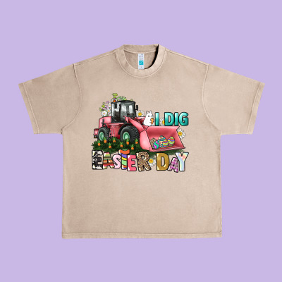 I Dig Easter Day Urban Heavy Tee Designed By Howdyjamesfarm