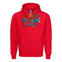 Red i teach au some kids Zipper Hoodie - Artiststas