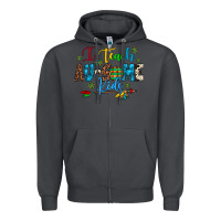 Smoke i teach au some kids Zipper Hoodie - Artiststas