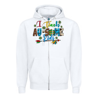 White i teach au some kids Zipper Hoodie - Artiststas