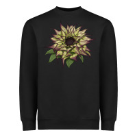 Black sun   fill purple sunflower Heavyweight Sweatshirt - LillyAllenDesigns
